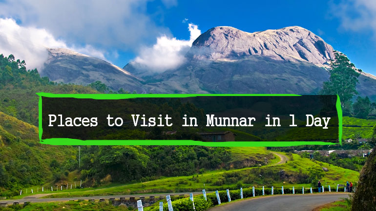 Places To Visit In Munnar In 1 Day Trip Route Map Guide